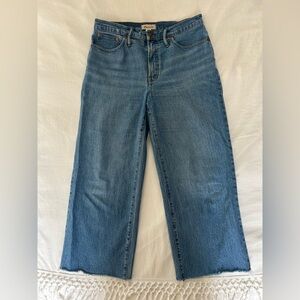 Madewell: The perfect vintage wide-leg crop Jean